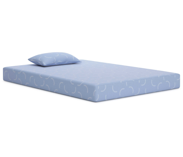 Ikidz Ocean - Blue - Twin Mattress and Pillow Set of 2