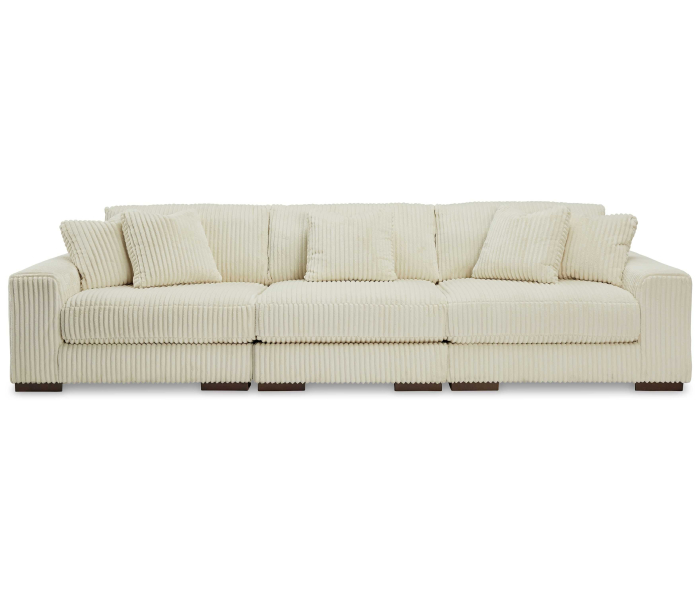 Lindyn - Ivory - 3-Piece Sectional, 137"