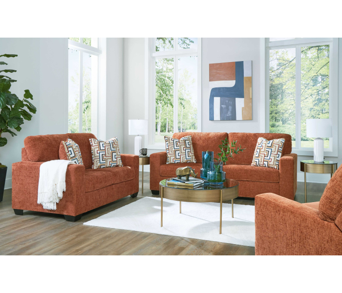 Aviemore - Spice - 3 Pc. - Sofa, Loveseat, Rocker Recliner