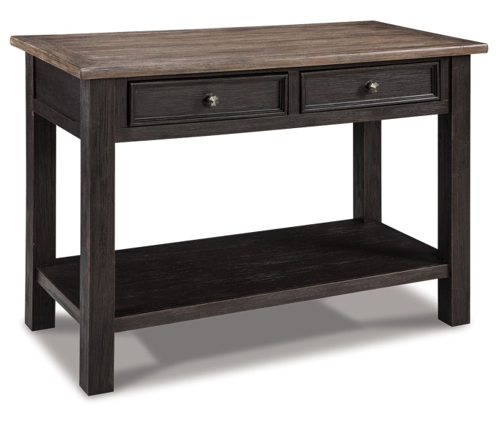 Tyler Creek - Grayish Brown / Black - Sofa Table, 46.13"