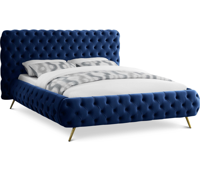 Delano - King Bed - Navy