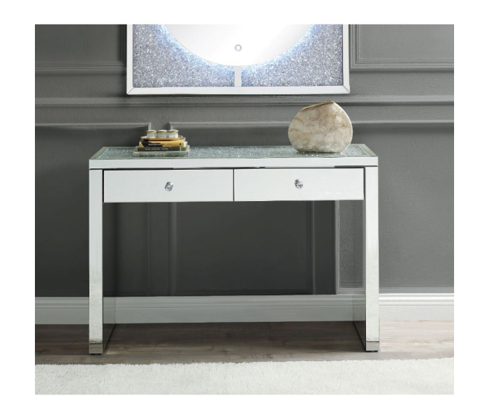 Noralie - Accent Table - Pearl Silver - Wood - 32", 47"