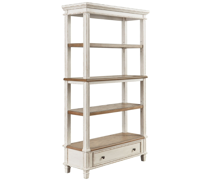 Realyn - Brown / White - Bookcase