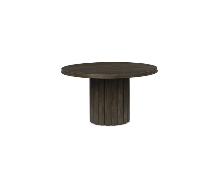 Radkin Round Dining Room Table Burnished Brown, 54"