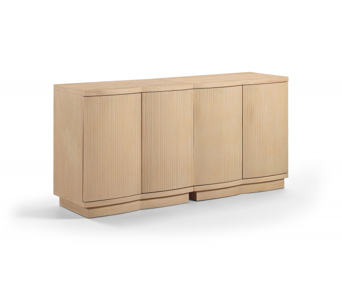 Aveline - 2 Piece Sideboard / Buffet - Natural - Light Brown