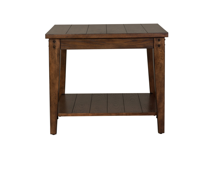 Lake House - Square Lamp Table - Rustic, 27"