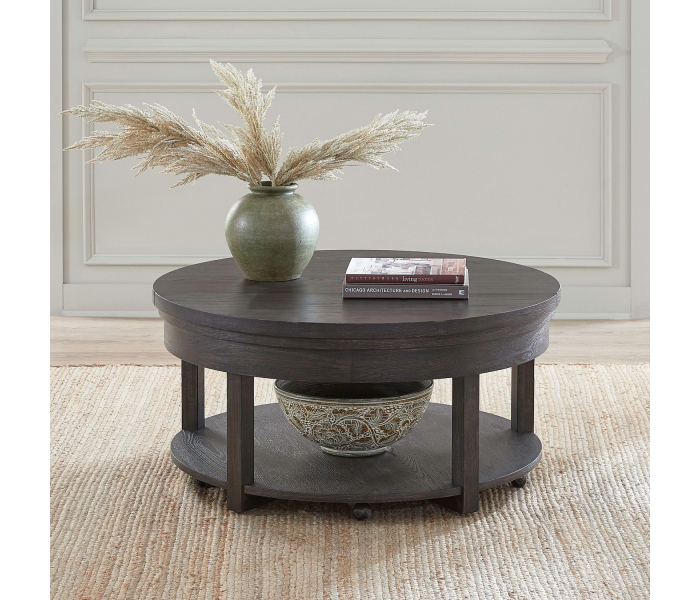 Weston - Round Lift Top Cocktail Table, 38"
