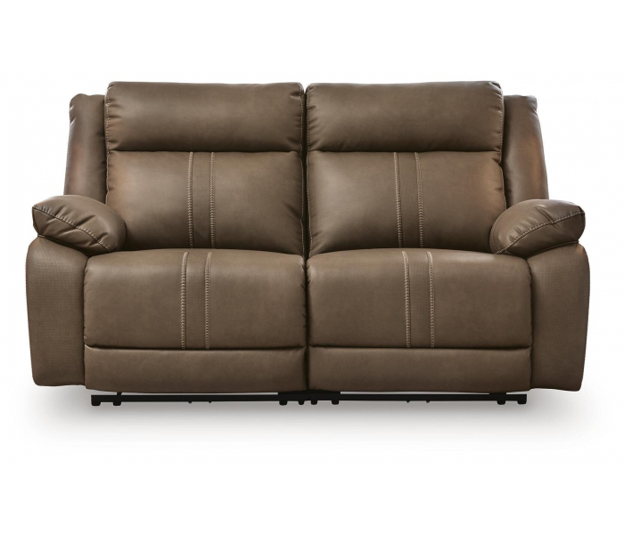 Max-Momentum 2-Piece Power Reclining Sectional Loveseat Biscotti, 72"