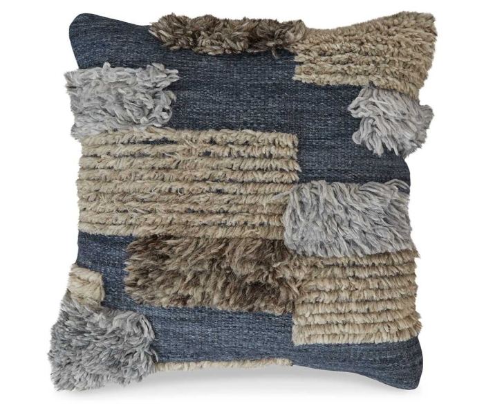 Gibbend - Blue / Gray / White - Pillow (Set of 4)