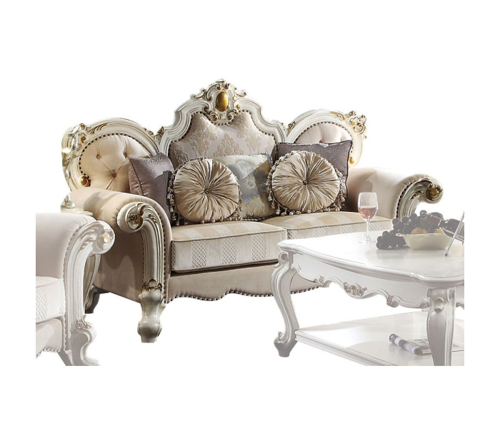 Picardy - Loveseat - Fabric & Antique Pearl