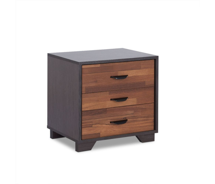 Eloy - Accent Table - Walnut & Espresso, 20"