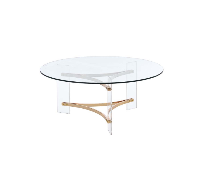 Sosi - Coffee Table - Gold Finish, 41"