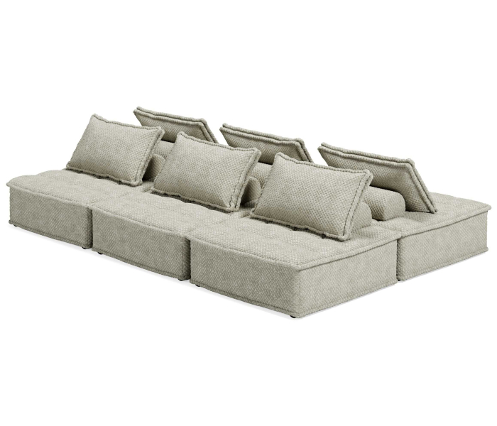 Bales - Taupe - 6-Piece Modular Seating, 234"