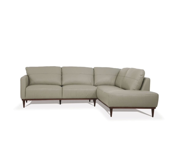 Tampa - Sectional Sofa - Airy Green Leather, 103"
