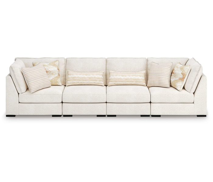 Donelson Creek - Vanilla - 4-Piece Sectional, 156"