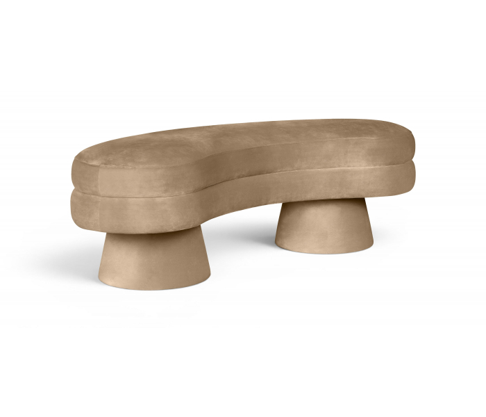 Zenna - Velvet Bench