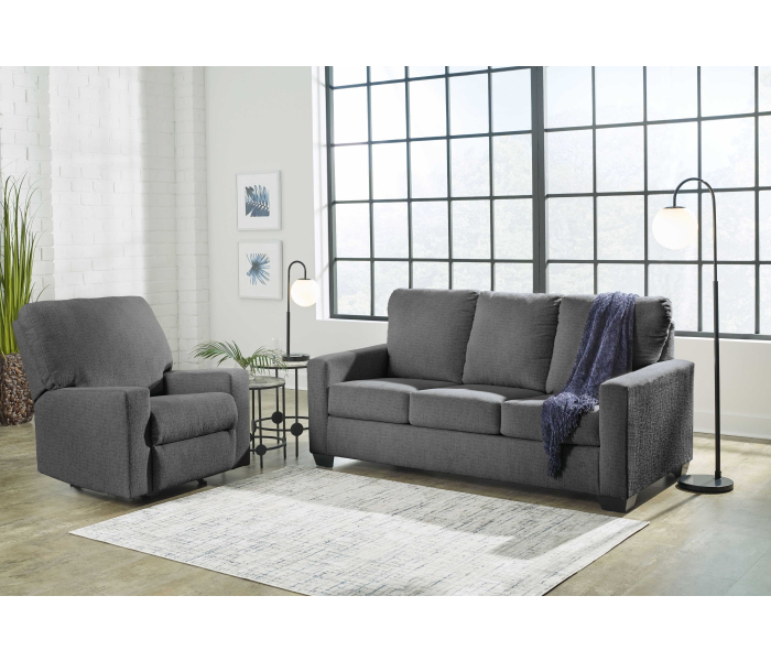 Rannis 2 Pc. Sofa Sleeper, Rocker Recliner Pewter