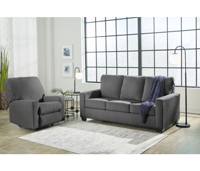 Rannis 2 Pc. Sofa Sleeper, Rocker Recliner Pewter