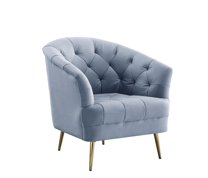 Bayram - Chair - Light Gray Velvet