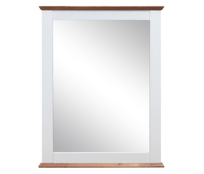 Farah - Mirror - White & Oak
