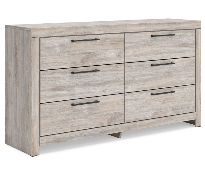 Broachmyn - Six Drawer Dresser - Gray, 58.7" Wide