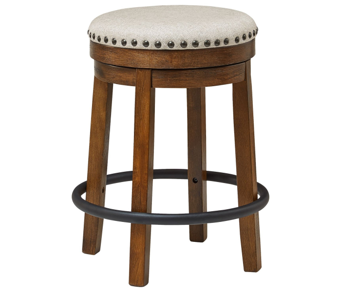 Valebeck - Brown / Black - UPH Swivel Stool