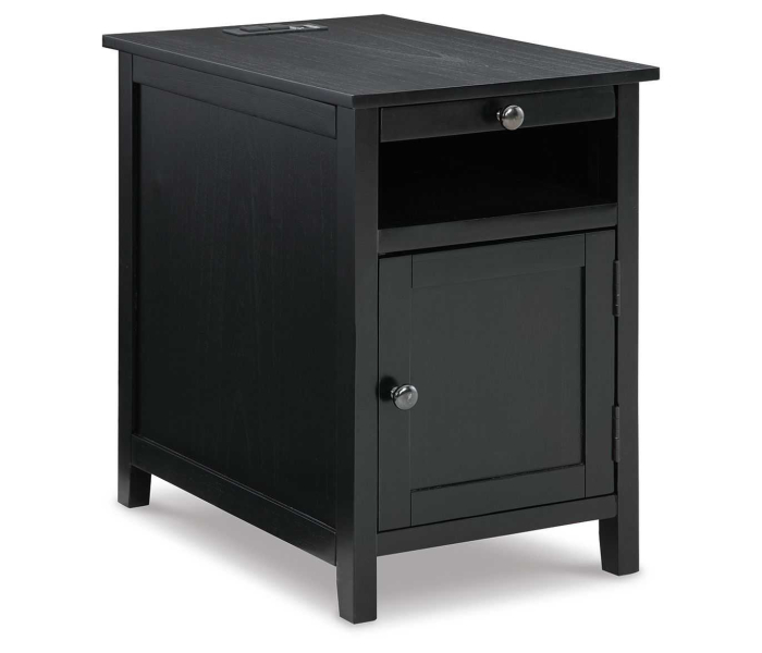 Treytown - Black - Chair Side End Table, 15.5"