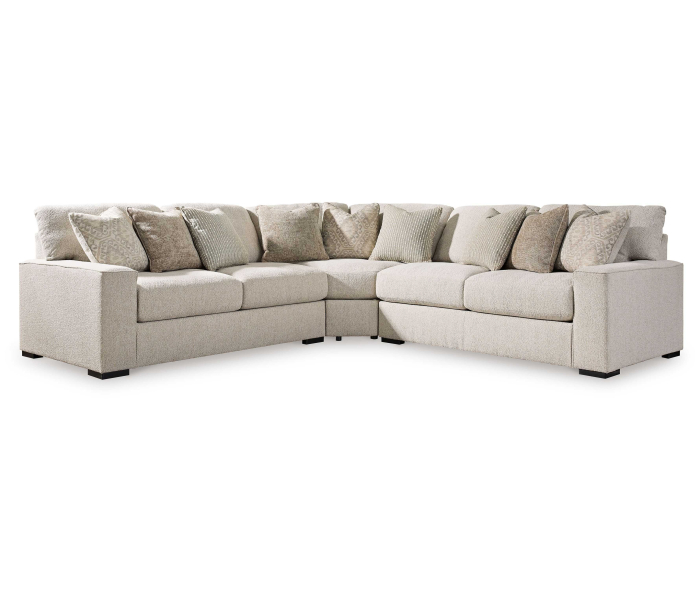 Ballyton - Sand - 3-Piece Sectional, 127.5"