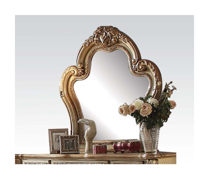 Dresden - Mirror - Gold Patina & Bone