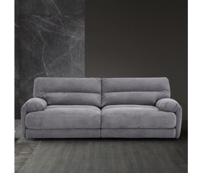Cadenza - Loveseat - Gray Corduroy