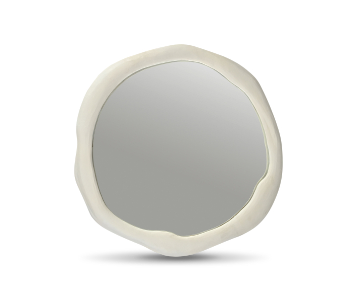 Armada - 36" Aluminum Mirror - Cream - Gray