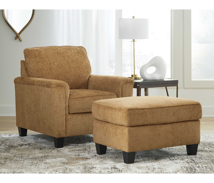 Erinslane - Honey - 2 Pc. - Chair, Ottoman