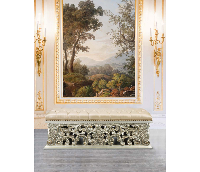 Sorina - Bench - Antique Gold Finish