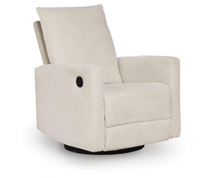 Oaklynn-Manor Swivel Glider Recliner Canvas