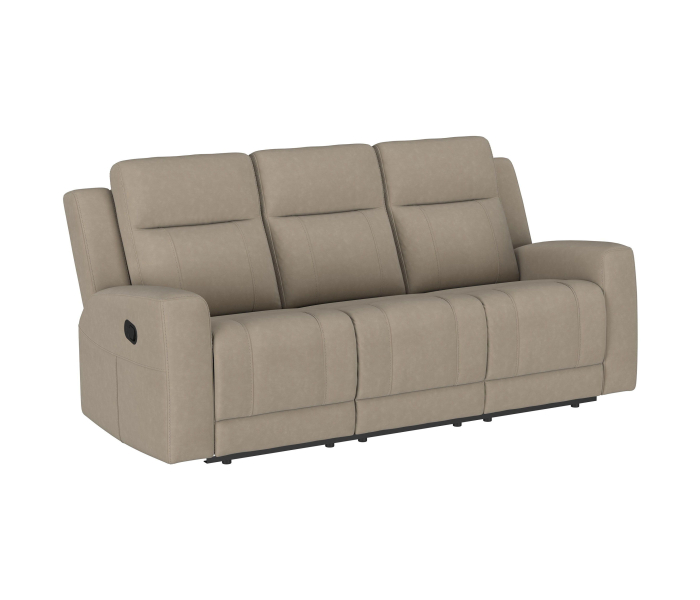Brentwood - Upholstered Motion Reclining Sofa - Taupe, 80.25"