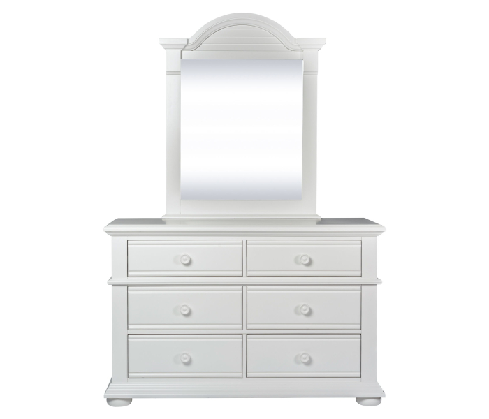 Summer House - 6 Drawers Dresser & Mirror, 54" Wide