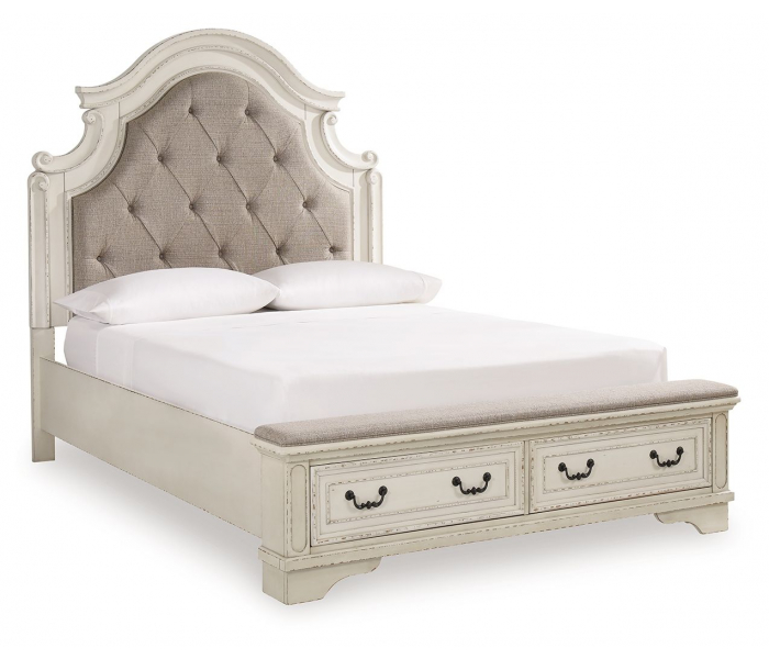 Realyn - Queen Upholstered Bed - Two-tone