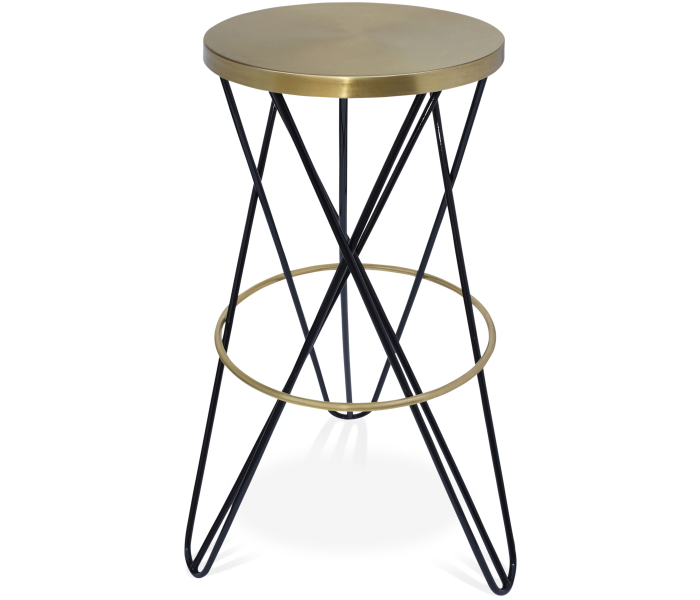 Mercury - Bar Stool - Black - Iron