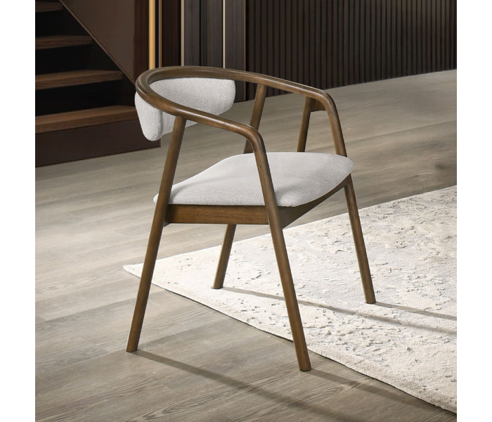 Delina - Side Chair - Walnut - Dark Brown