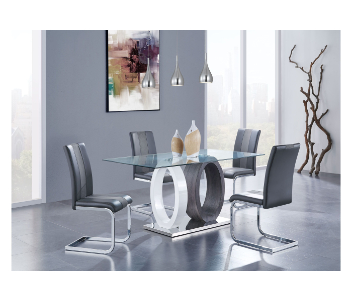 D1628 Dining Table And Four D915 Dining Chairs