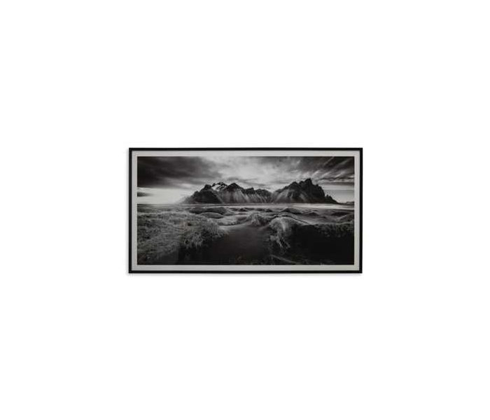 Delstone - Black / White - Wall Art