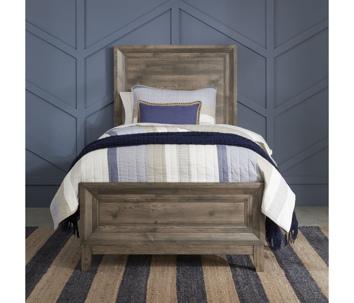 Ridgecrest - Full Panel Headboard & Footboard - Light Brown