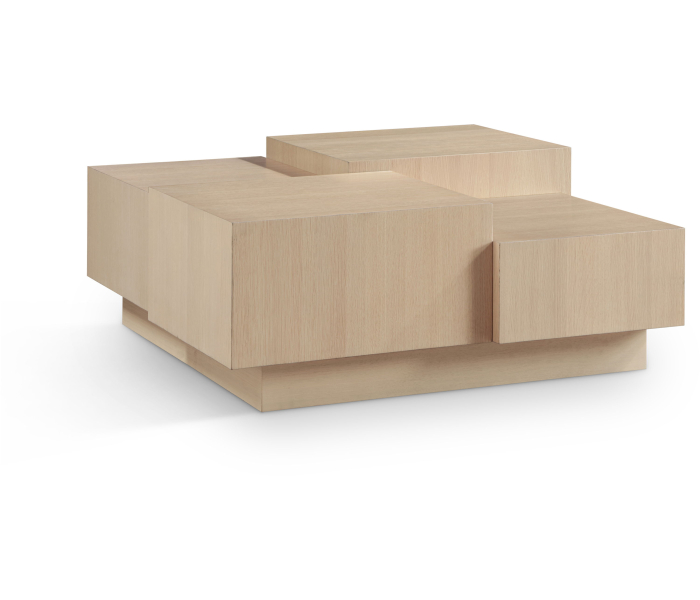 Mateo - Coffee Table - Natural, 39"