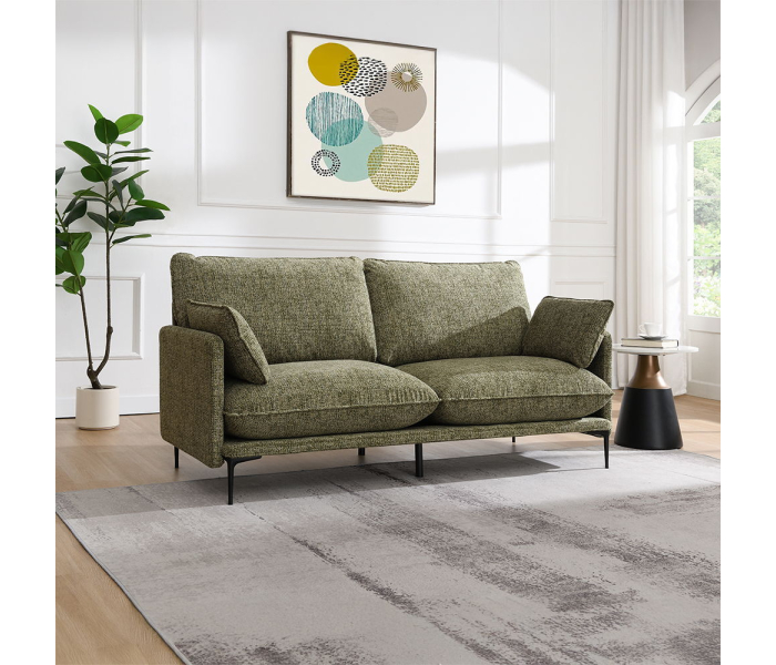 Dalton - Sofa With 2 Pillows - Green, 75"