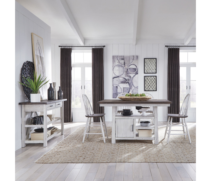 Farmhouse - 5 Piece Gathering Table Set
