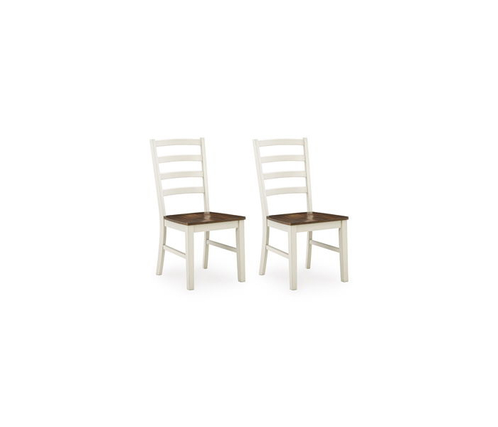 Brinfern Dining Room Side Chair (Set of 2) Brown / Antique White