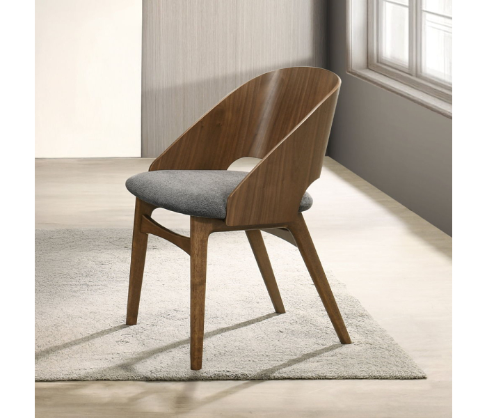 Delmon - Side Chair (Set of 2) - Dark Walnut / - Dark Brown