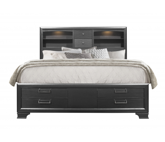 Jordyn - Full Bed Footboard And Side Rails - Gray