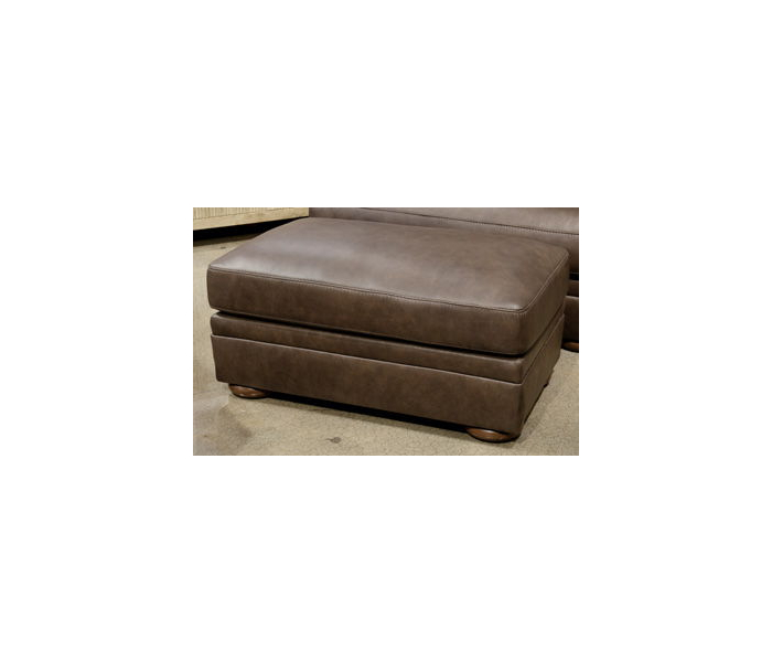 Carriage Point Ottoman Hickory