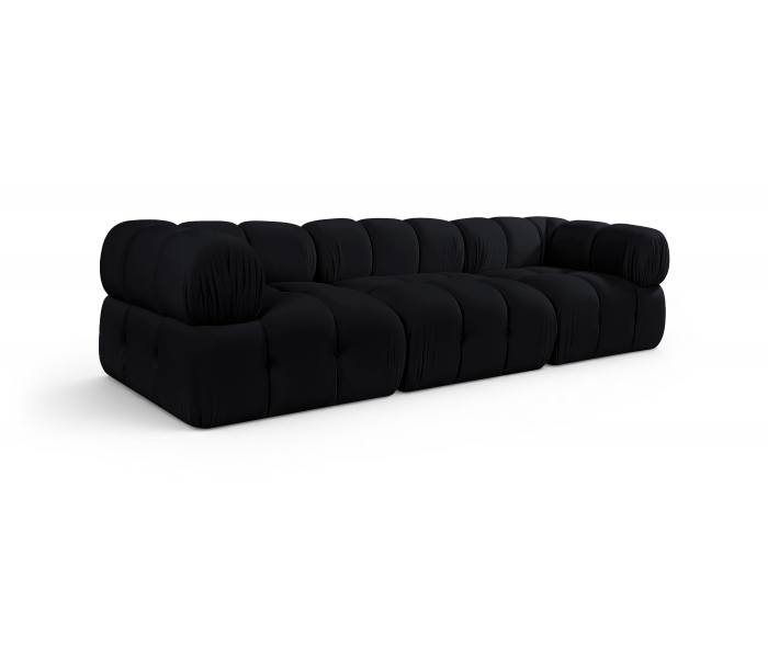 Orin - Velvet Performance Fabric Upholstered 2 Piece Modular Sofa (2 Corner Chairs), 74"